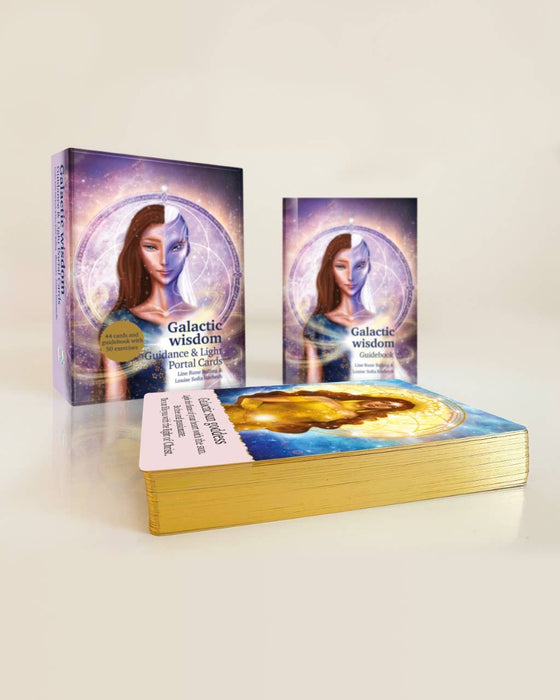 Galactic Wisdom, Guidance &amp; Light Portal Cards - Line Rune Balling &amp; Louise Sofia Rørbech 