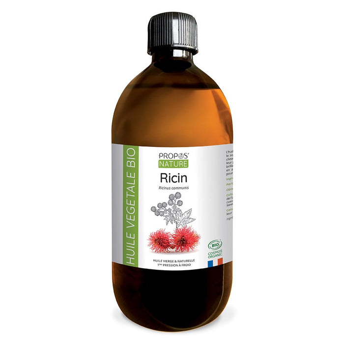 Risiiniöljy (Castor oli Vegetable) 500ml - Laboratoire Propos'Nature