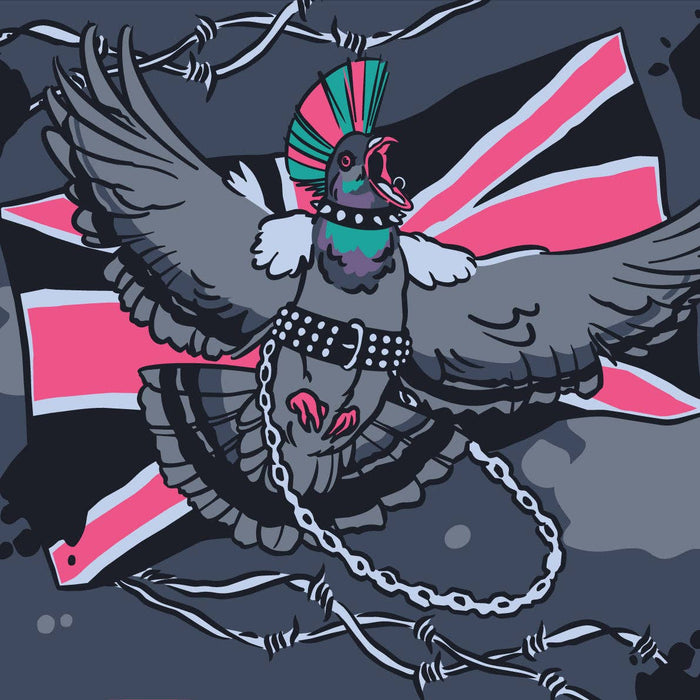 Punk Pigeon sukat - FootClothes