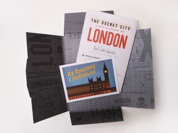 The Secret City : A Spy's Guide To London - Herb Lester Associates (kartta)