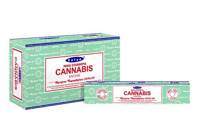 Cannabis Agarbatti suitsuketikku 15 g – Satya