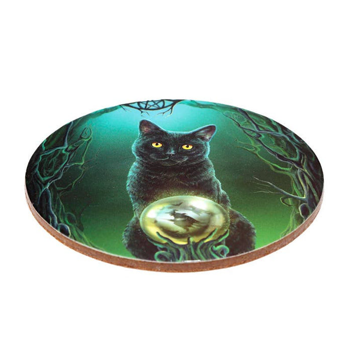 Lisa Parker "Magic Cats" coaster set, 4 pcs.