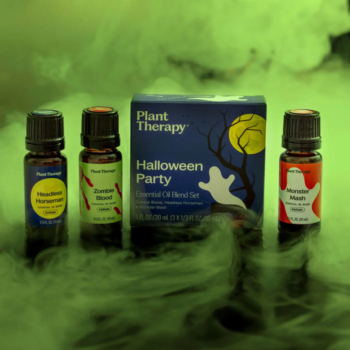 Ätherische Ölmischung für Halloween-Party, 3 x 10 ml – Pflanzentherapie