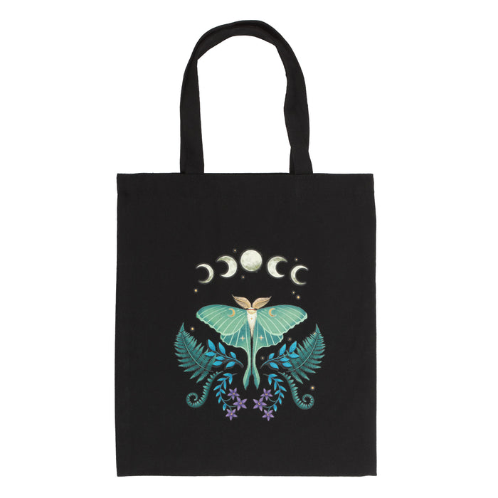 Luna Moth Printed Tote Bag