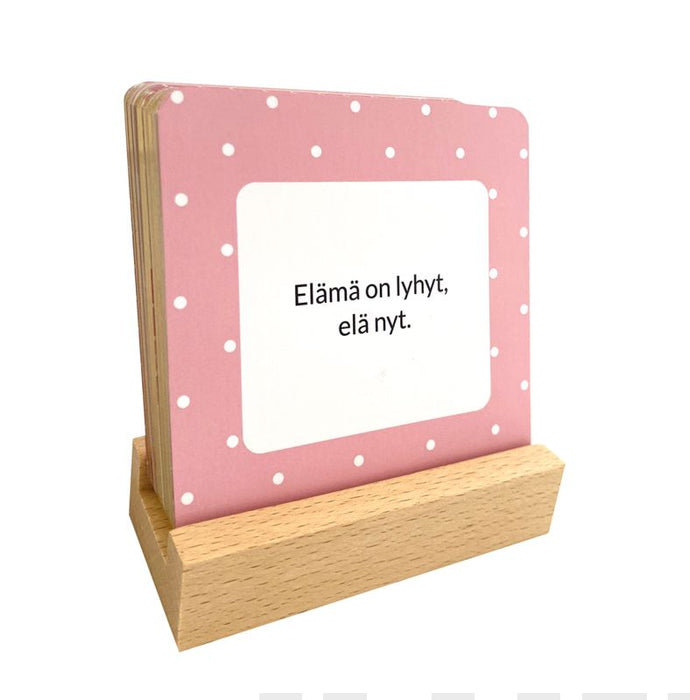 Small encouragement cards (cards + guidebook + holder) - Peppiina Meronen 