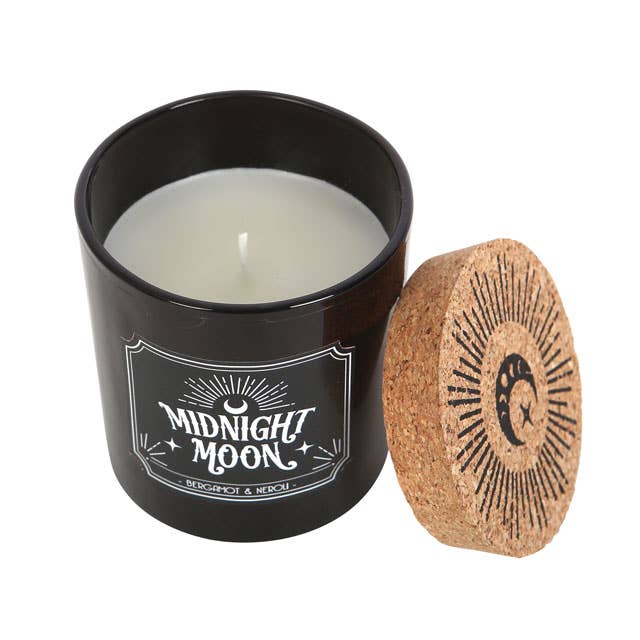 Midnight Moon Bergamot &amp; Neroli Gothic Duftkerze