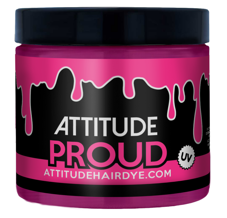 Attitude Hair Dye Proud UV Pink värikartta