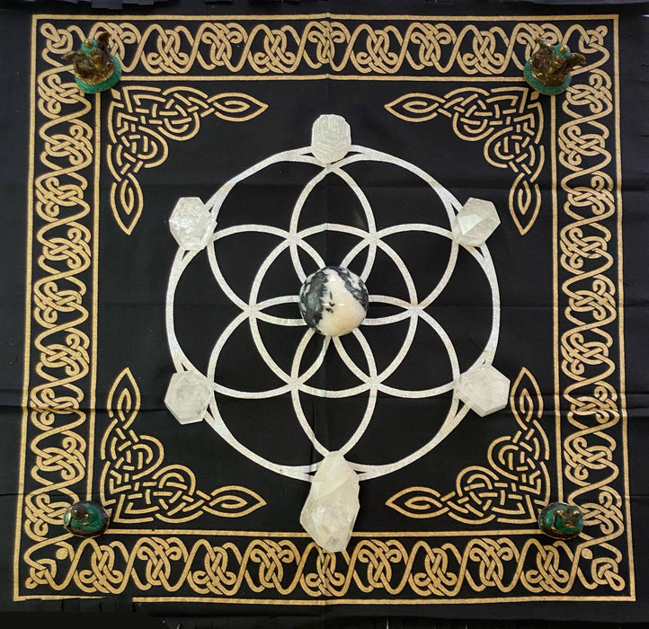 Seed of Life Crystal Grid alttariliina