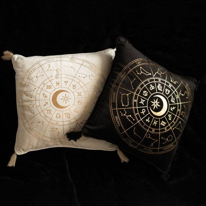Astrology Wheel -koristetyyny 35 × 35 cm