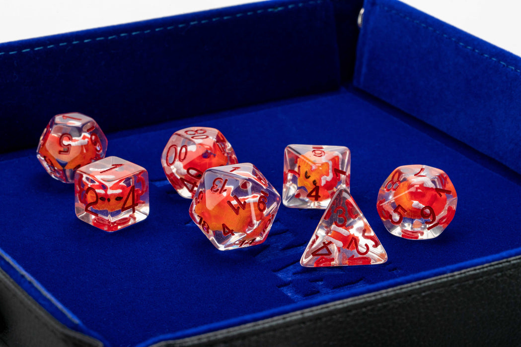 Dragon Storm hartsinen Inclusion-noppasetti: Red Dragon - Fanroll