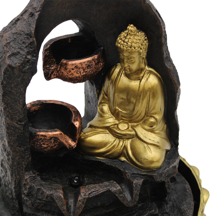 Fountain 30cm - Golden Meditating