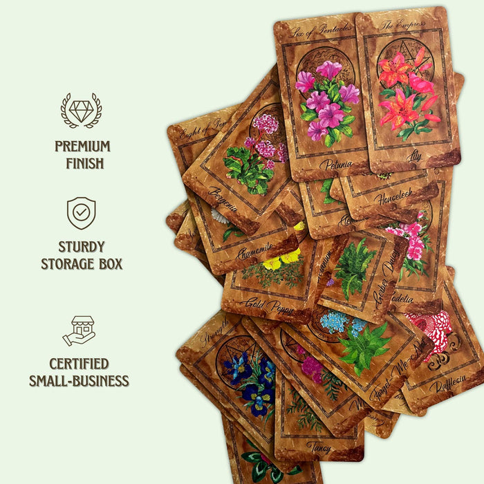 The Enchanted Flowers Tarot & Guide - Vera Petruk