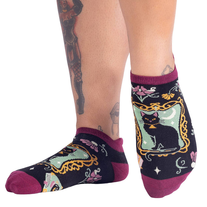 Duchess Shadowfloof's Mew World Ankle Socks - nilkkasukat - FootClothes