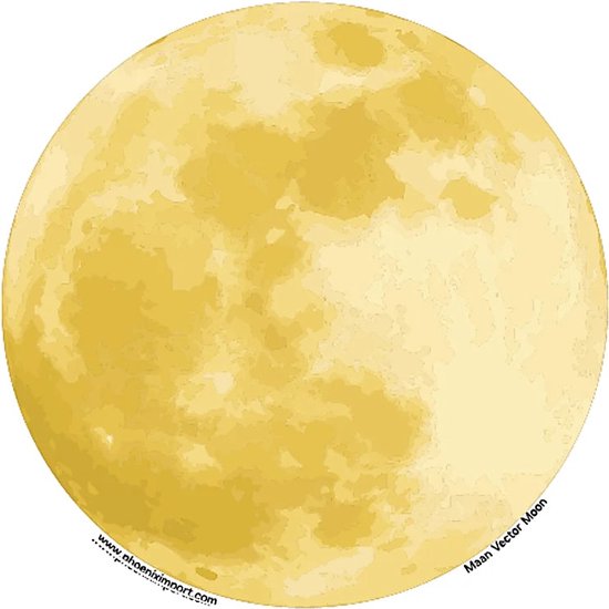 Window sticker Full Moon (11cm)