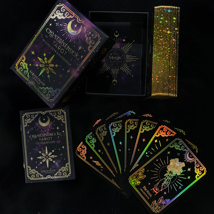 Crystalstruck Tarot© Moonstruck Crystals GOLD - Kara Pavlik (Indie / import)