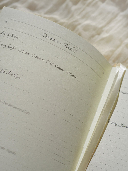 Inner Focus Linen Ritual Journal Edition III, Beige - St Soleil