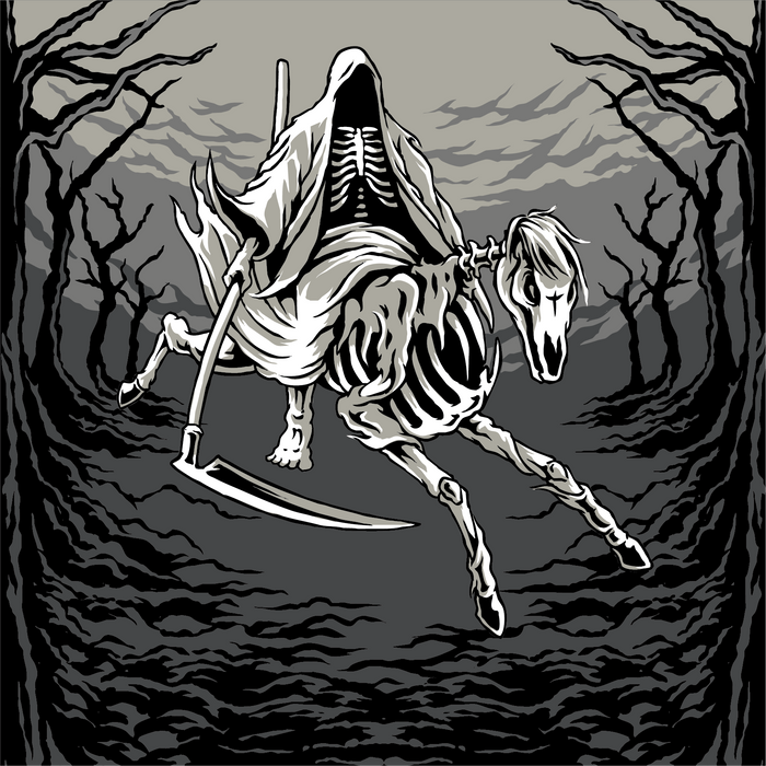 Death on a Pale Horse -sukat - FootClothes
