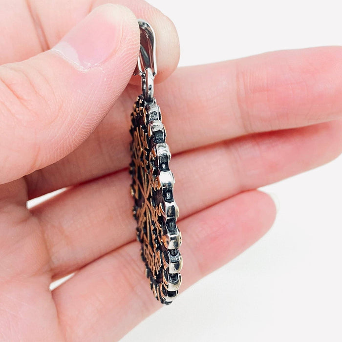 Viikinkien Vegvisir -riipus, ruostumatonta terästä