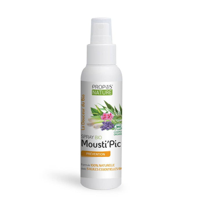 Mousti'pic organic preventive mosquito spray 100ml