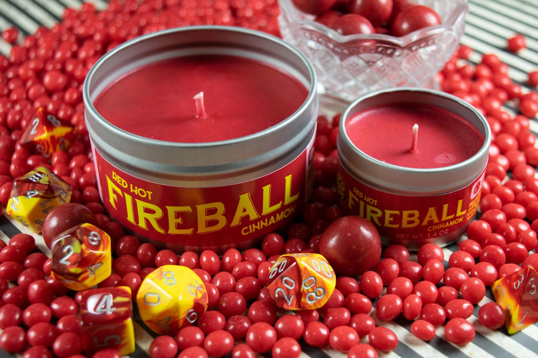 Fireball scented candle