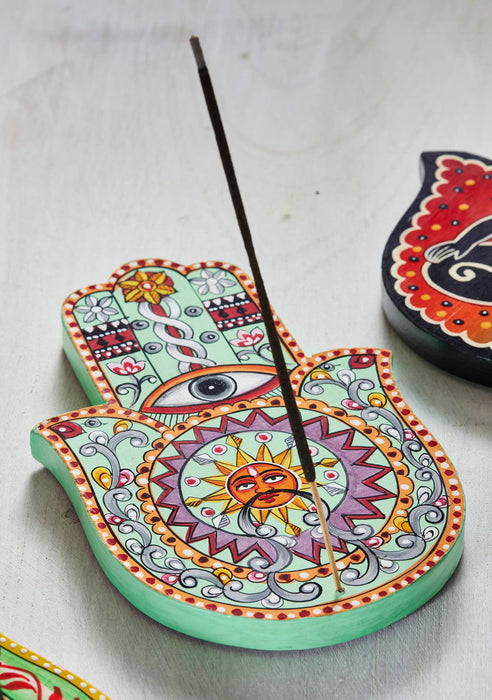 Hamsa Mandala Incense Burner - suitsuketeline