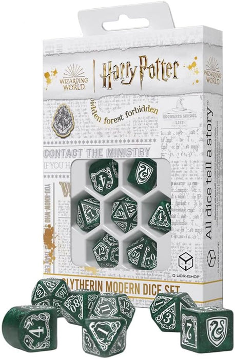 Role playing cards: Harry Potter Slytherin green - Q workshop