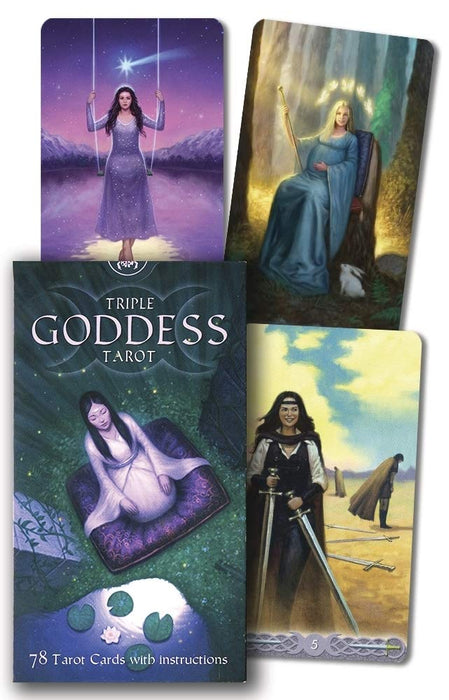 Triple Goddess Tarot - Jaymi Elford, Franco Rivolli (Preloved / käytetty)