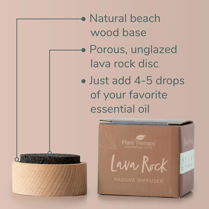Lava Rock Passiivinen Diffuseeri eteerisille öljyille - Plant Therapy