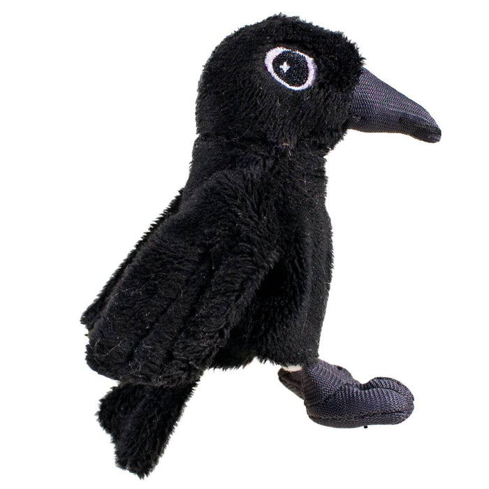 Edgar Allan Poe's Raven – korppi sorminukke ja magneetti, 10 cm
