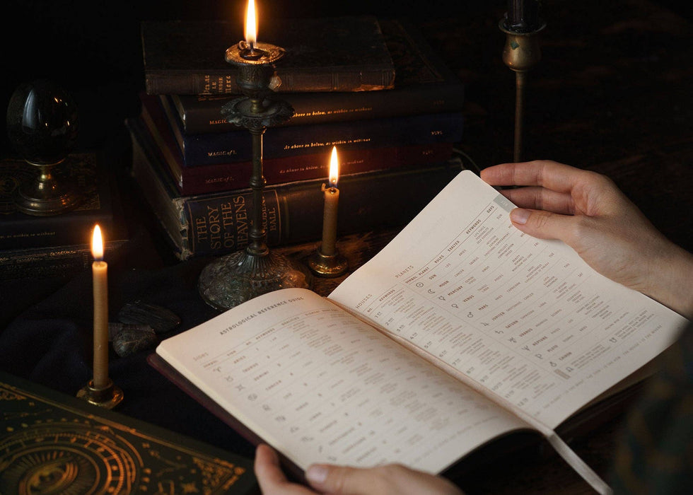 Astrological Planner 2026 - Pomegranate Velvet - Magic of I