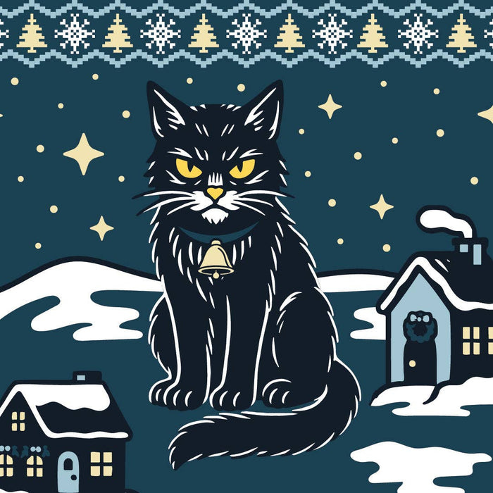 Yule Cat Crew Socks - sukat - FootClothes