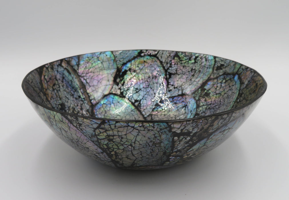 Mangkok Mata Abalone Eye -koristekulho 19 cm
