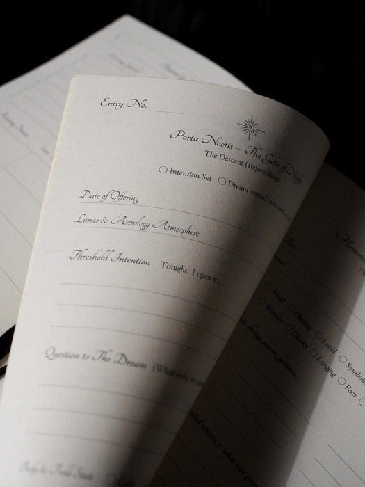 Sacred Dreams Journal, Black Linen Edition II - St Soleil