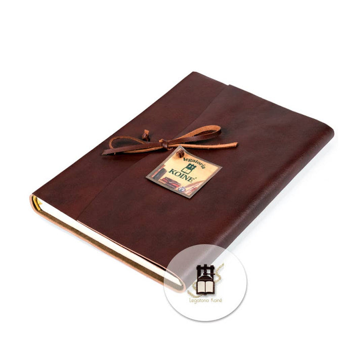 Classic leather-bound diary "Medioevalis"