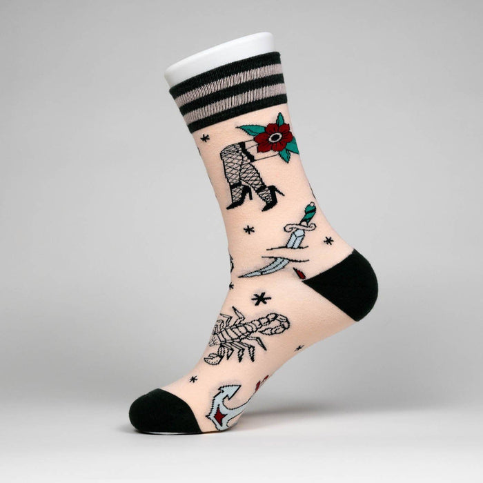 Tattooed Lady Socks - FootClothes