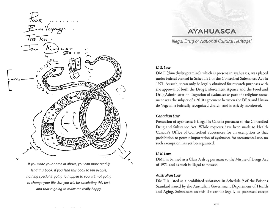 Visionary Ayahuasca: Therapeutic & Spiritual Journeys Manual - Jan Kounen