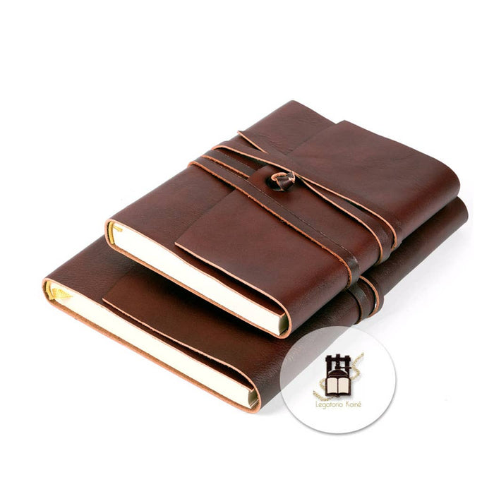 Classic leather-bound diary "Medioevalis"