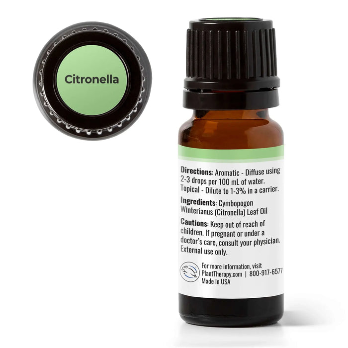 Ätherisches Citronella-Öl 10 ml – Pflanzentherapie