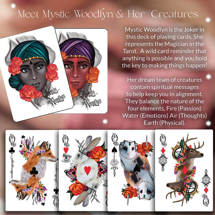 Mystic Woodlyn's Tarot Infused Charmed Playing Cards - Jillian C. Wilde