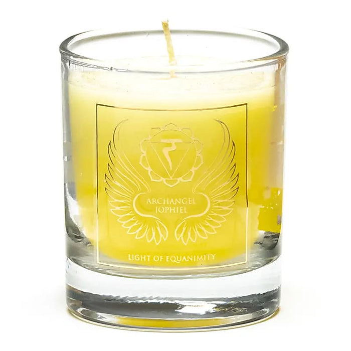 Archangel Jophiel scented candle for the 3rd chakra