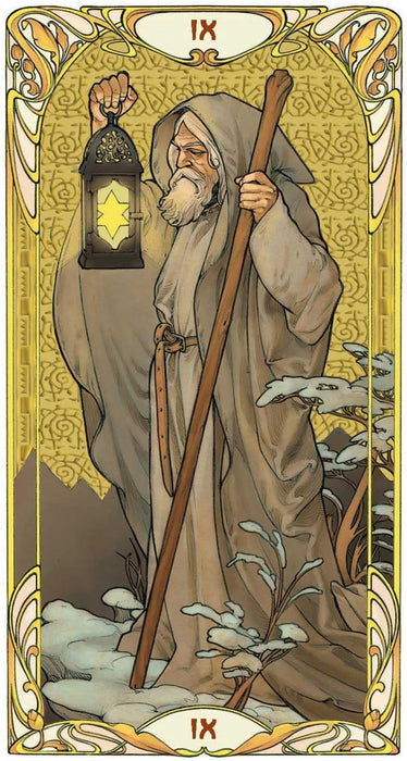 Golden Art Nouveau Tarot (Major Arcana deck, 22 cards) - Giulia Massaglia