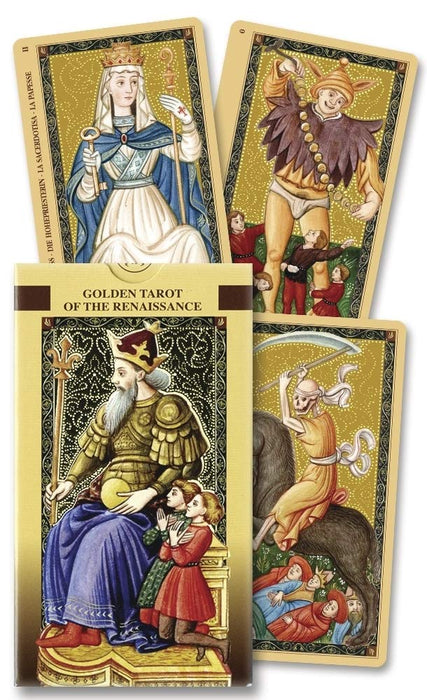 Goldenes Tarot der Renaissance: Estensi Tarot – Bert Giordano 