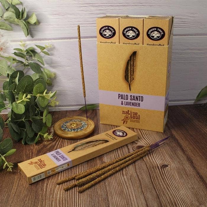 Native Soul Palo Santo & Lavender Suitsuketikku 15g - Green tree