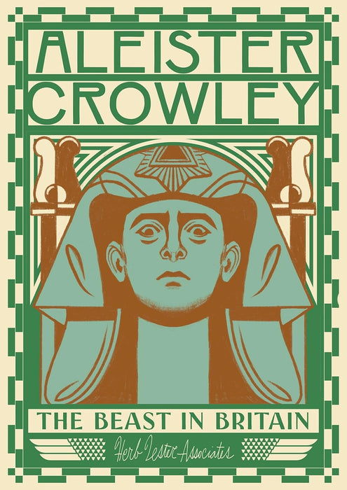 Aleister Crowley: The Beast In Britain - Herb Lester Associates (karta)