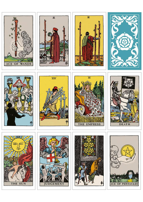 The Classic Rider Waite Smith Tarot Book & Card Deck - Pamela Colman Smith