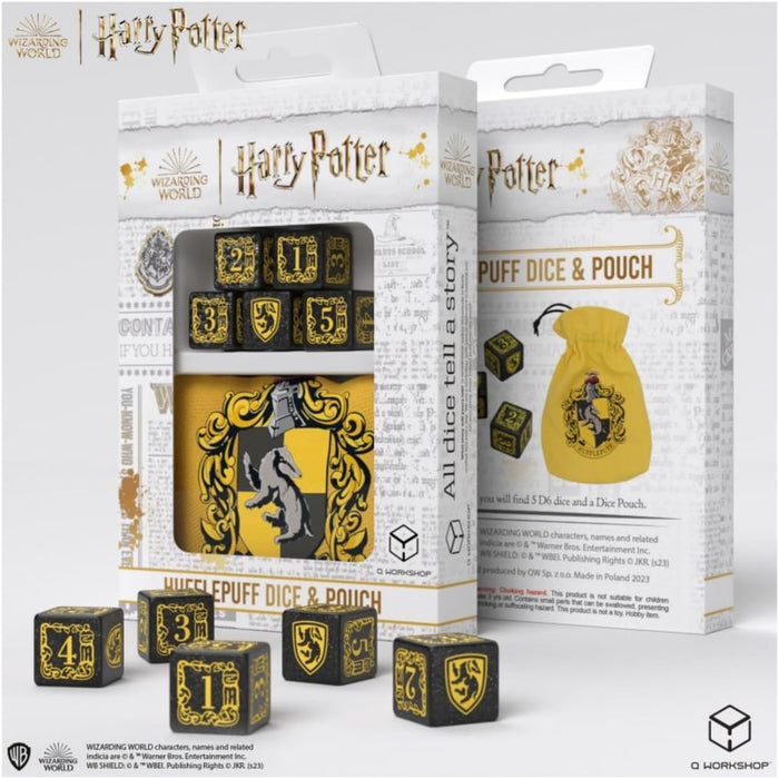 Roolipelinopat: Harry Potter Hufflepuff säilytyspussilla- Q workshop