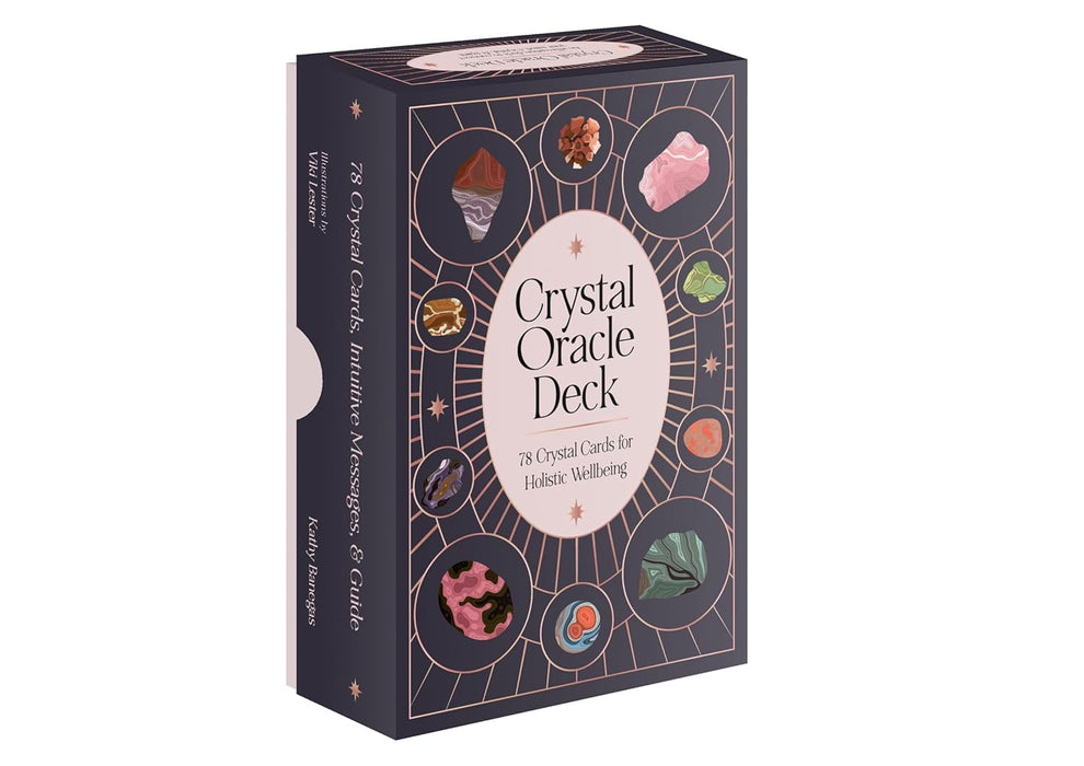 Crystal Oracle Deck: 78 crystal cards for holistic wellbeing - Kathy Banegas, Viki Lester