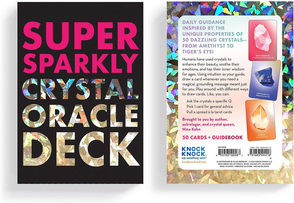 Super Sparkly Crystal Oracle Deck - Nina Khan