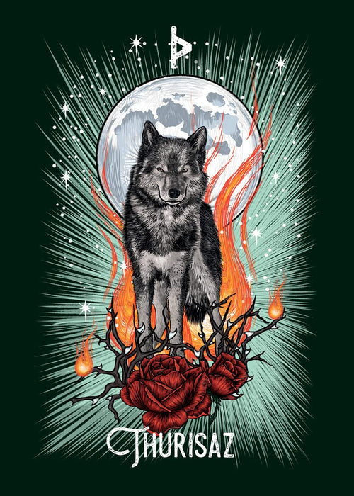 The Witch’s Familiar Runic Oracle - Athene Noctua