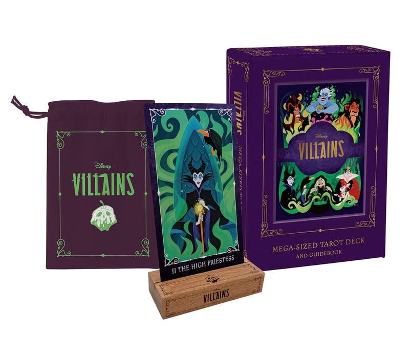 Mega-Sized Tarot: Disney Villains Tarot Deck and Guidebook - Minerva Siegel 